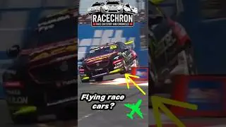 Race cars are FLYING on this track!