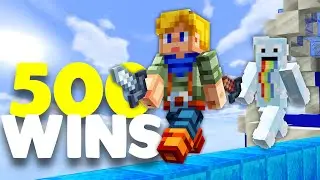 I Was Carried By @Smqrf71 To 500 Bedwars Wins