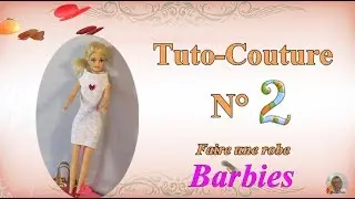 📍 Tuto couture N&deg;2 | 👗 Coudre une robe Barbie (avec une chaussette m&eacute;thode 1)