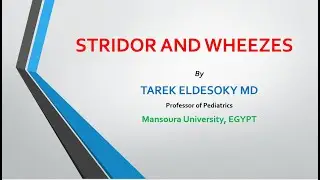 Stridor and wheezes in children