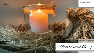 DIY: Getreide Kranz- Dekotipp- einfach und schnell-Deko Jana 