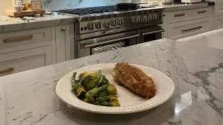 Cast Iron Parmesan Chicken and Veggies
