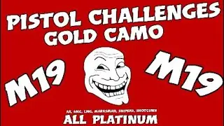 Getting The M19 Gold|Pistol CAMO Challenges