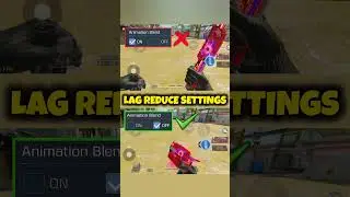 ✅ Lag Reduce Animation Setting in CODM BR 🔥💯 Codmobile Tips and Tricks #shorts #codmbr #codmiphone