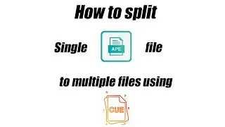 How to Split Your Ape Files (Easily)