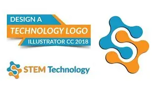 How to design a professional Technology logo in illustrator CC 2018 ll Creative Process