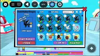 Race clicker making new hs with 315% pets 🔥🔥