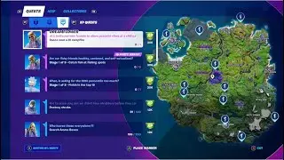 Dance near a lit campfire Dreamflower epic challenge quest week 3 Fortnite