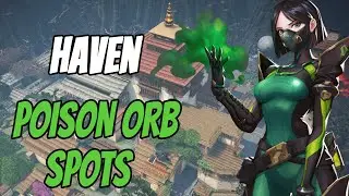 Viper poison orb lineups - Haven | Valorant