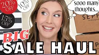 HUGE SEPHORA VIB SALE HAUL 2022 + TRY ON | The Good & The Bad