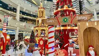 Santa&rsquo;s Toy Factory at Al Wahda Mall  #simplymacis #alwahdamall #christmasdecorations #santaclaus 