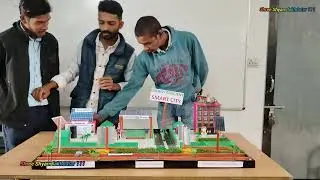 Smart City model ITI electrician project #schoolproject  #itiprojects  Shree Shyam Lakdatar 111