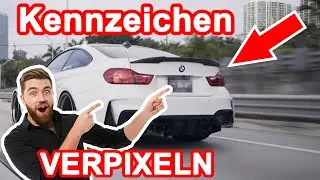 Kennzeichen und Personen/Gesichter verpixeln mit Adobe Premiere 🥷