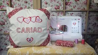 CAYDO Computerized Smart Embroidery Machine CE01 - Valentine Cushion Project #sewing #embroidery