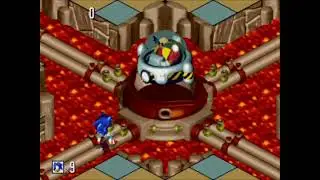 Sonic 3D Blast - Volcano Valley Zone - Act 3 #Sonic3D #Sonic #Sega #Retro #Spin #Ring #Jump #Lava