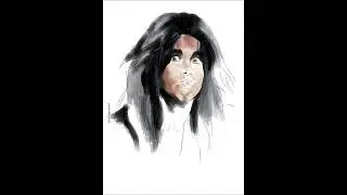 Blackie Lawless Portrait Timelapse