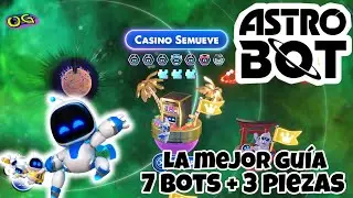AstroBot (Ps5) Casino Semueve 100% Gu&iacute;a completa (7 bots + 3 rompecabezas)