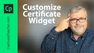 Customize Adobe Captivate Certificate Widget