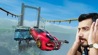 how to jump broken bridge Techno typical gamerz - Car game grumps - car crash compilation - BeamNG 🙂