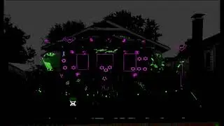 Enter Sandman by Metallica (in lights) on Dayton Lights