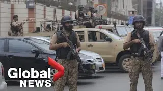 Multiple people dead in Pakistan stock exchange attack