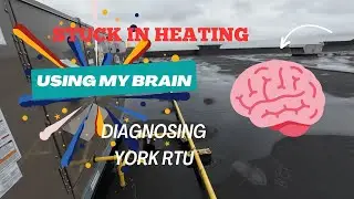 Commercial Hvac Tech | York Stuck In Heating | Using My Brain Finally !!!!!