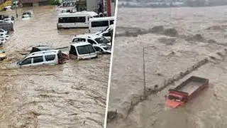 Flood disaster grows in Artvin : Severe flash flooding hits Artvin, Turkey