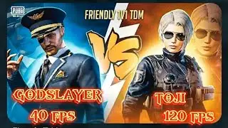 40 vs 120 FPS Friendly 1v1 with TLKxTOJI #bgmi #pubgmobile #bgmilive #viralbgmi #trending 