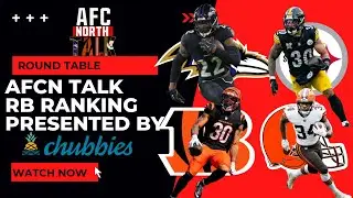 AFC North Talk || 2025 Position Ranking || RB