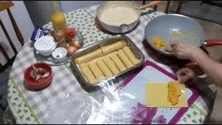 CANELONE DE ABÓBORA CABOTIÁ recheado com queijo parmesão e muçarela 🌻@ivajardim-comidamineira