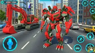 Excavator Robot transformers: Mech Multiple Transform Game Part 11 - Android Gameplay