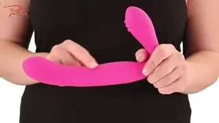 Her Royal Harness Silicone Love Rider Strapless Vibrating Strap-On Demo