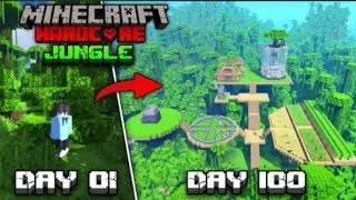I Survived 100 Days in Jungle Only World in Minecraft Hardcore (Hindi)