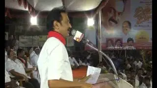 DMK treasurer MK Stalin's election speech in Chennai South