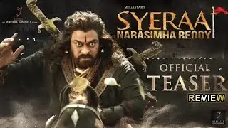Sye Raa Narasimhareddy Official Teaser Review | Chiranjeevi | Ramcharan | Surrender Reddy | #Chiru