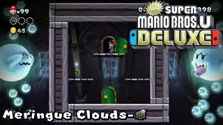 Meringue Clouds-Ghost (Spinning Spirit House) - Normal Exit Walkthrough - NSMBUD