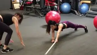 Gway fitness partner workout:burpees+plank and shoulders workout