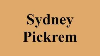 Sydney Pickrem