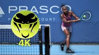 Coco Gauff&rsquo;s Backhand in 4K | One of the BEST in Women&rsquo;s Tennis?