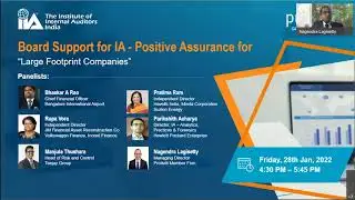 Protiviti IIA India Webinar: Board Support for IA - Positive Assurance for Large Footprint Companies