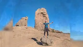Lauf zum Roque Nublo auf Gran Canaria