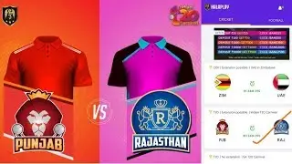 Punjab vs Rajasthan halaplay team production (h2h and 3 member)