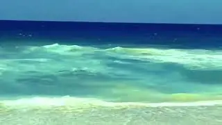 Beautiful turquoise ocean scenery with Gentle sound soothing waves |Relaxing ASMR for deep sleep 