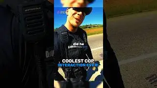 Coolest Cop EVER Still Gives a Ticket! 😅