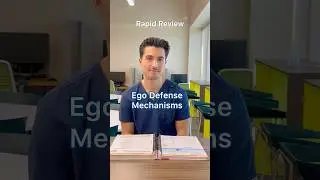 Rapid Review: Ego Defense Mechanisms 🗣️❌#medschool #medstudent #usmlestep1 #usmlestep2 #psychiatry