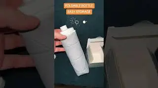 Compact foldable sports bottle for everyone #foldablebottle