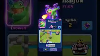 Baby Dragon Evo Finally #clashroyalegameplay #clashroyale #clashroyaleshorts #clashroyaledeck