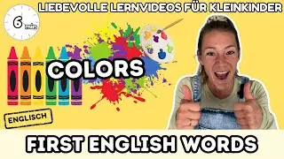 ENGLISCH LERNEN FÜR KLEINE | FARBEN LERNEN | COLOR VIDEO | ERSTES ENGLISCH 