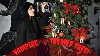 Let's Decorate My Vampire Themed Christmas Tree 🧛 + 3 Cheap Ornament DIYs
