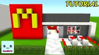 How to build MCDONALDS in Kawaii World 🍟🍔 - TUTORIAL easy